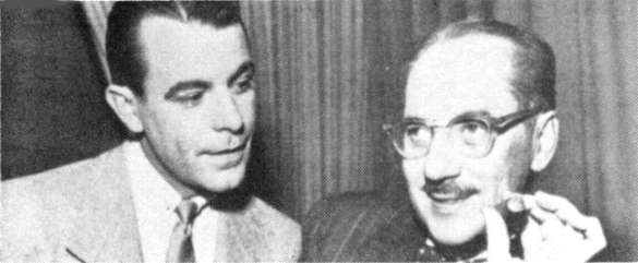 George Fenneman and Groucho Marx - Head only shot